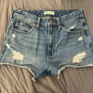 Madewell Relaxed Denim Shorts Size 27